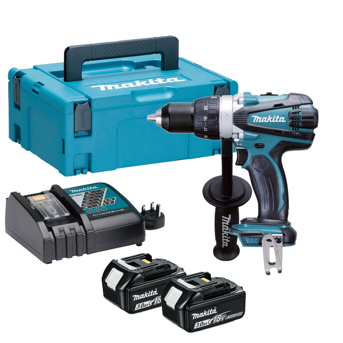 ddf458rfj Makita aku bušilica odvijač DDF458RFJ 18V 3,0Ah