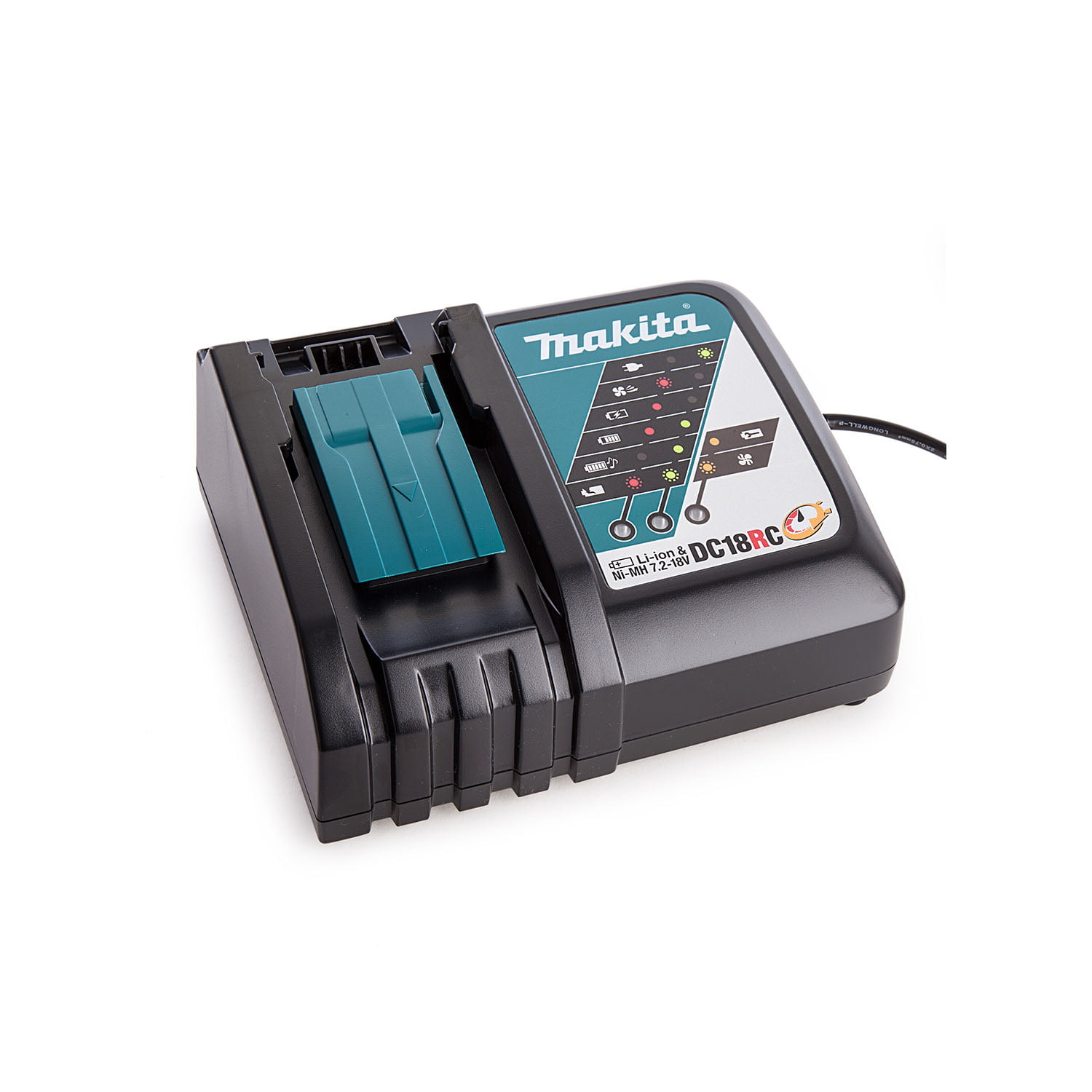 Makita-DC18RC-Fast-Battery-Charger Makita brzi punjač za baterije DC18RC 7.2-18V