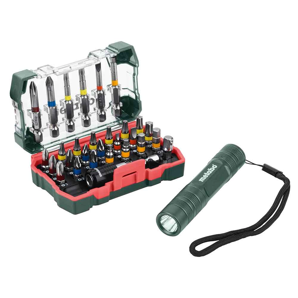 6267210002 Metabo set bitova BIT BOX 29 kom + lampa mini PROMOTION