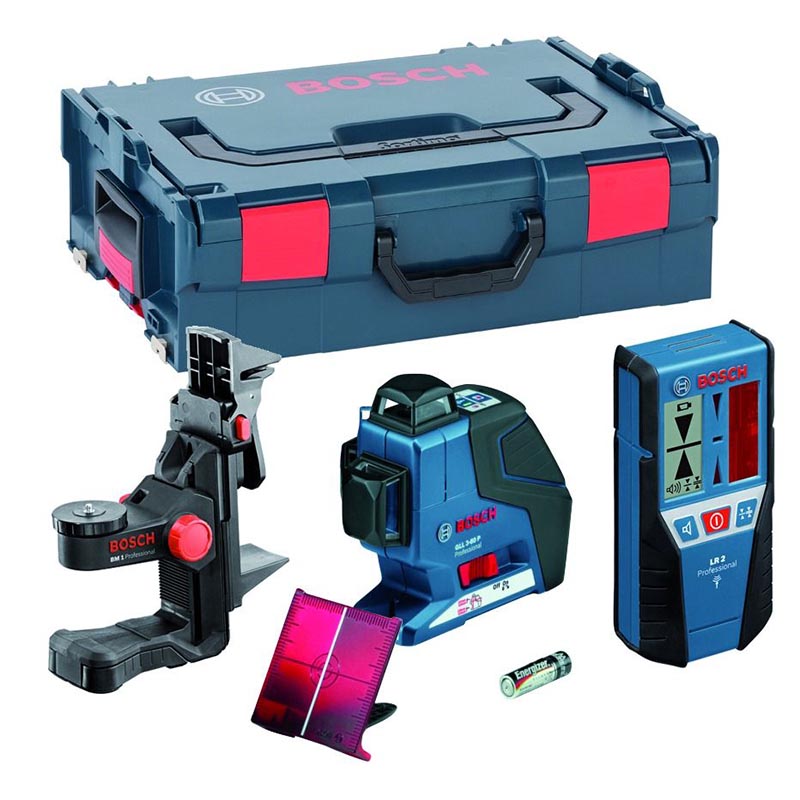 bosch-laserski-nivelir-prijemnik-drzac-gll-3-80-p-lr-2-bm-1-professional 1 Bosch laserski nivelir GLL 3-80 P + BM1+ LR2
