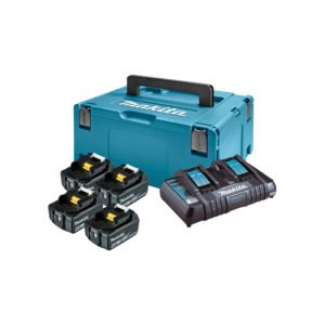 Makita LTX set baterija BL1840Bx4 + punjač i transportni kofer