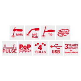 Telwin MIG/MAG/FLUX inverter aparat za varenje INVERPULSE 320