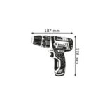 BOSCH aku udarna bušilica GSB 12V-15 Professional