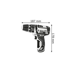 BOSCH aku udarna bušilica GSB 12V-15 Professional