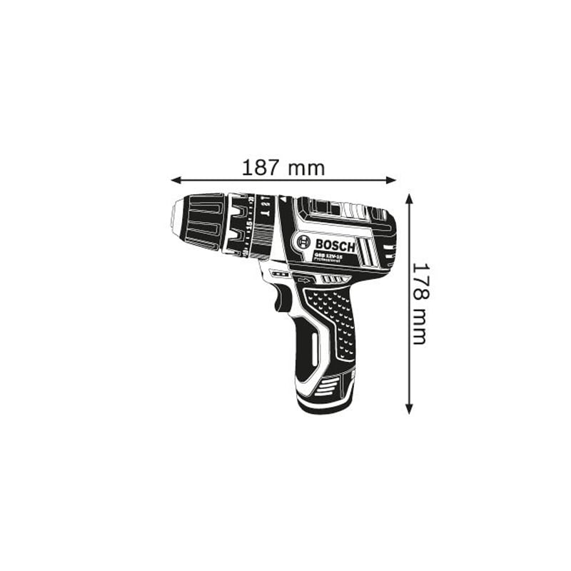 BOSCH aku udarna bušilica GSB 12V-15 Professional