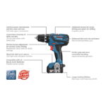 BOSCH aku udarna bušilica GSB 14.4-2-Li Plus Professional