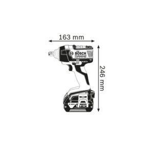 Bosch aku udarni odvijač GDS 18 V-EC 250 Professional