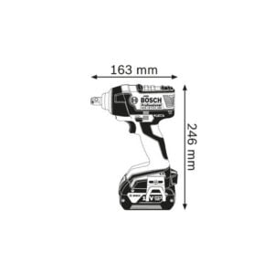 Bosch aku udarni odvijač GDS 18 V-EC 250 Professional