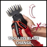Einhell aku makaze za travu i živu ogradu Power X-Change GE-CG 18/100 Li - Solo