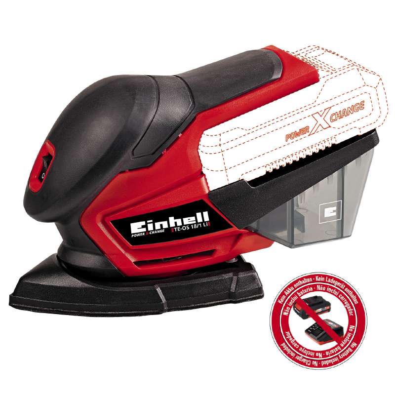 Einhell aku vibraciona brusilica Power X-Change TE-OS 18/150 Li - Solo