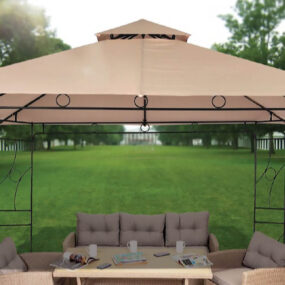 Metalna gazebo tenda Panama 3x3m sa duplim krovom