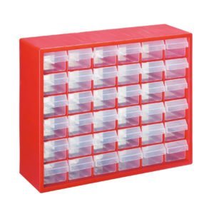 LUX Tools zidni magacin za vijke - 36 ladica 586256