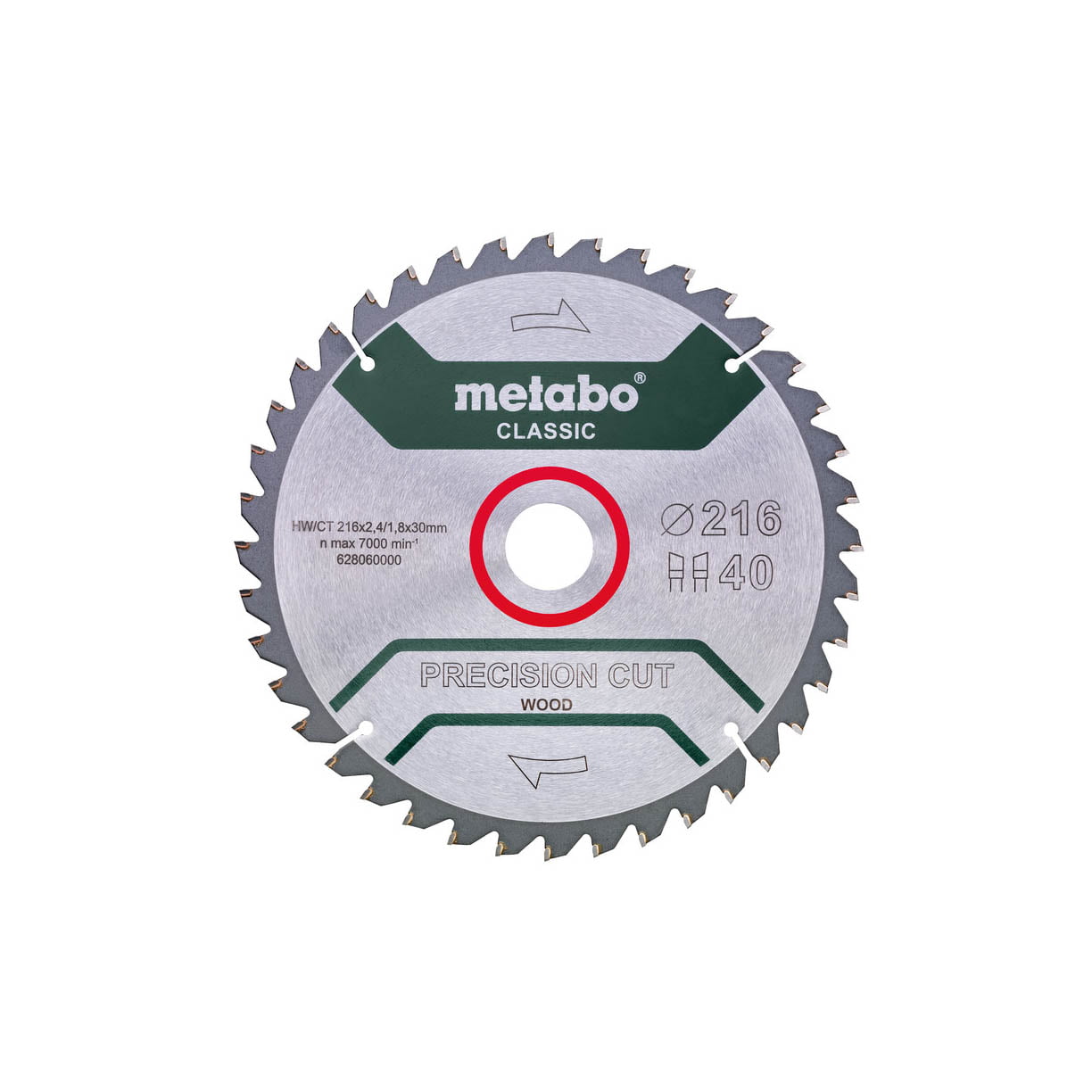 628060 Metabo list kružne pile/cirkulara 216x30 Precision Cut Classic