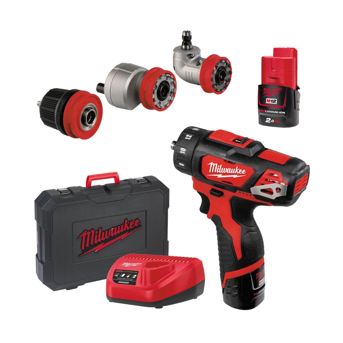 M12 BDDXKIT-202C Milwaukee aku bušilica odvijač M12 BDDXKIT-202C