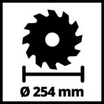 Einhell preklopna i potezna pila testera TC-SM 2531/2 U 1900W 254mm