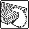 Makita list rezna ploča za drvo za pilu M-Force 165X20mm 24Z B-08006