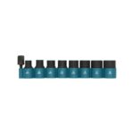 Makita 9-dijelni set 1/2" udarnih nasadnih ključeva s adapterom 1/4" B-54645