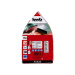 KWB brusni papir za drvo-metal čičak trougao 107 X 175 mm