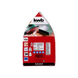 KWB brusni papir za drvo-metal čičak  trougao 107 X 175 mm