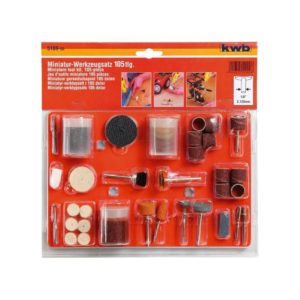 KWB 105-dijelni set rezervnog pribora za brusilicu za graviranje 105/1