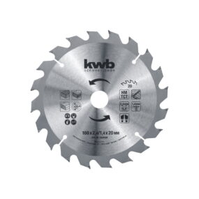 KWB brzi karbidni rezni list za drvo za ručni cirkular 190 x 30/20/16 mm 30Z