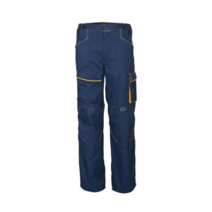 Lacuna radne pantalone hlače ATLANTIC - Tamno plava-žuta