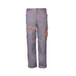 Lacuna radne pantalone hlače ATLANTIC - Siva-narandžasta