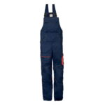 Lacuna radne farmer pantalone hlače sa tregerima ATLANTIC - Tamno plava-žuta