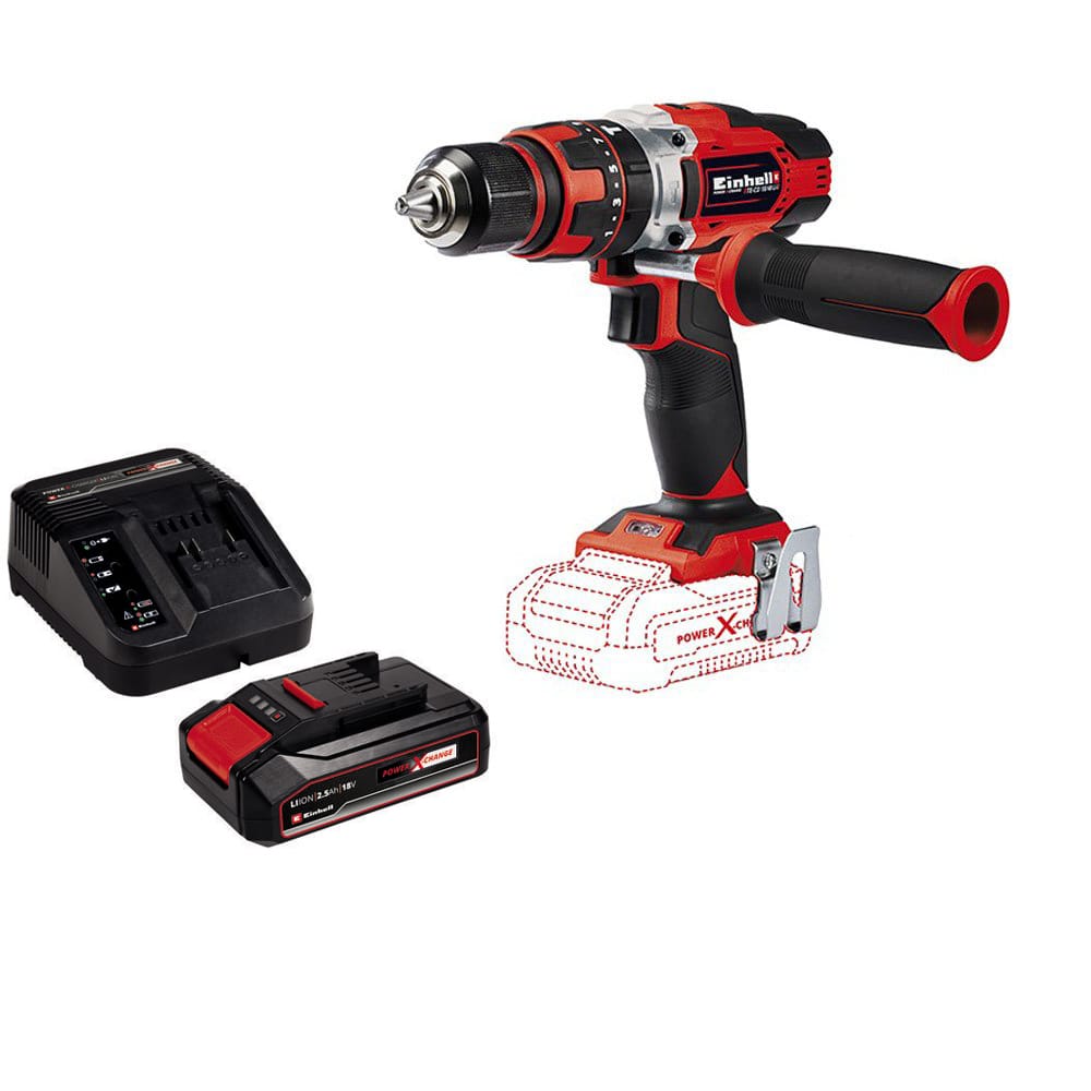 te-cd-18-48-li-kit Einhell aku udarna bušilica Power X-Change TE-CD 18/48 Li Kit