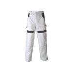 Lacuna radne pantalone hlače COOL TREND - Bijelo-siva