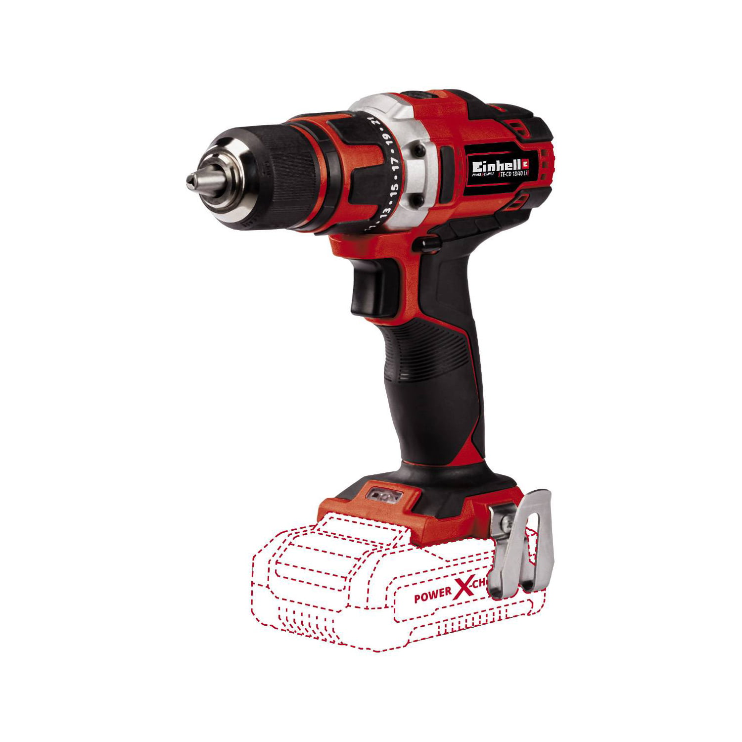 tecd-18-40-solo-0 Einhell aku bušilica odvijač Power X-Change TE-CD 18/40 Li Solo