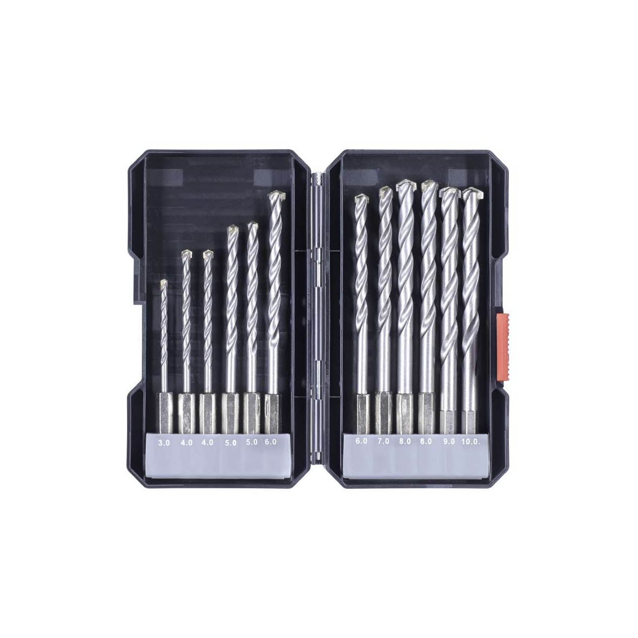 kwb108840-3 KWB 12-dijelni set burgija za kamen u PVC koferu 108840