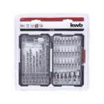 KWB 39-dijelni set burgija i bitova u PVC koferu 108955