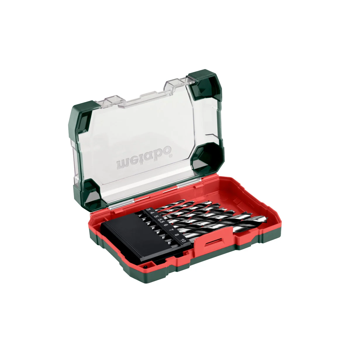626705000 Metabo 8-dijelni set burgija za drvo 3-10 mm 626705000