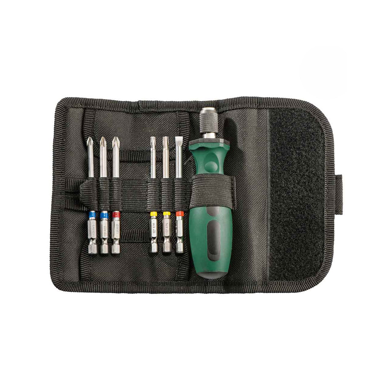 626723 Metabo 7-dijelni set bitova, ručka za bitove i torbica “SP” 626723