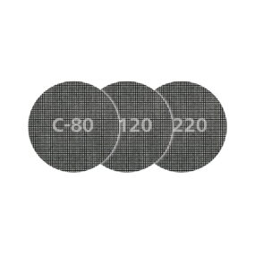 Wolfcraft brusni papir čičak disk 125mm GR80, 120, 220 5kom 8464000