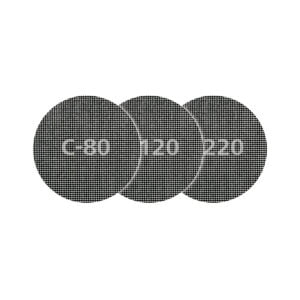 Wolfcraft brusni papir čičak disk 125mm GR80, 120, 220 5kom 8464000