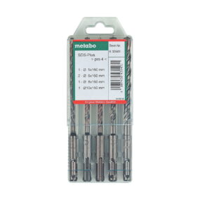 Metabo 4-dijelni set SDS Plus burgija 5-10 mm Pro 4 630581000