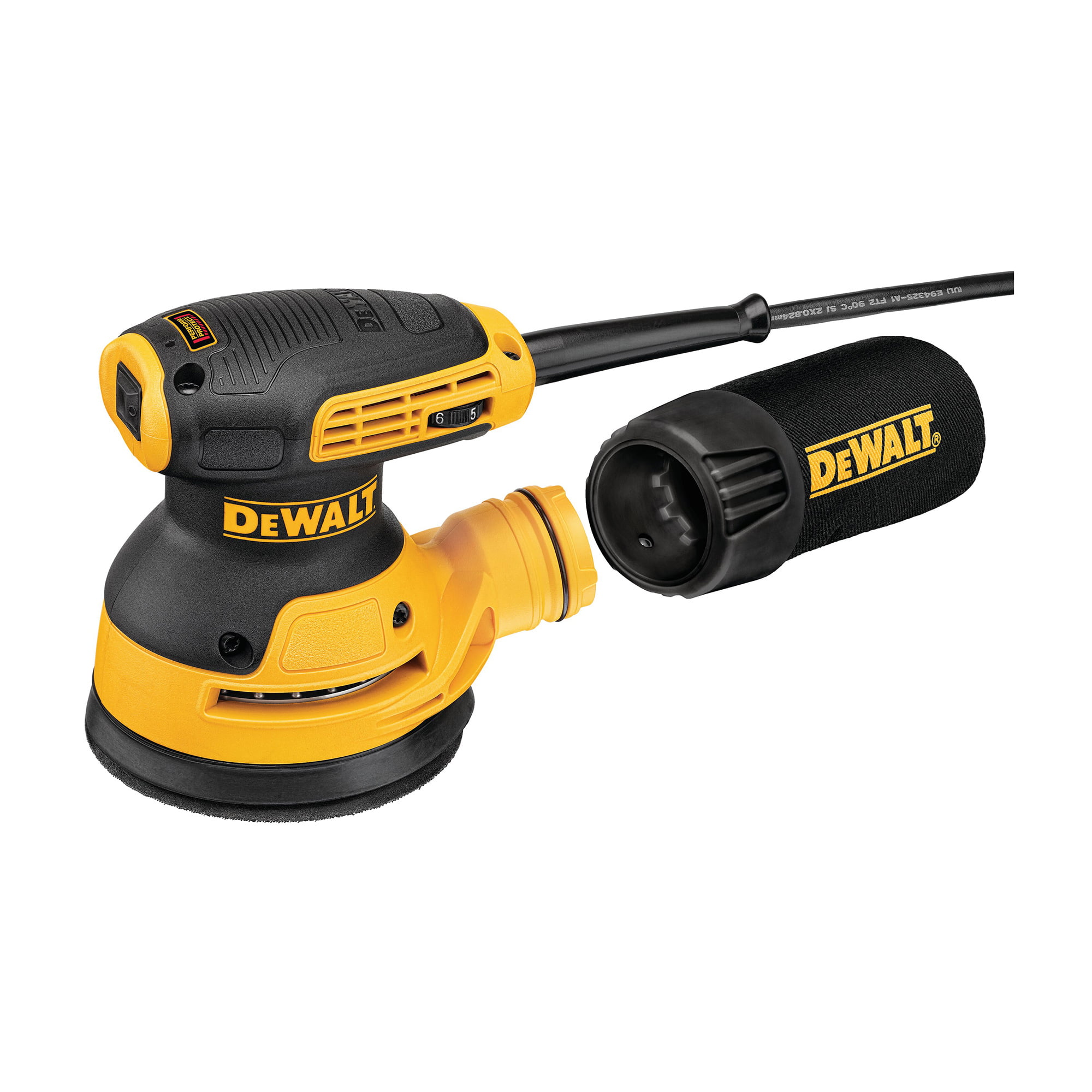 DWE6423_10 DeWALT rotaciona ekscentrična brusilica sa potenciometrom DWE6423 280W 125mm
