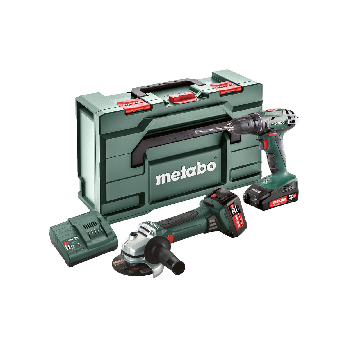 combo-set-2-4-3-18-v Metabo set aku bušilica i aku brusilica Combo Set 2.4.3 18V