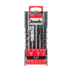 KWB 9-dijelni set burgija za drvo, metal i beton 49109154