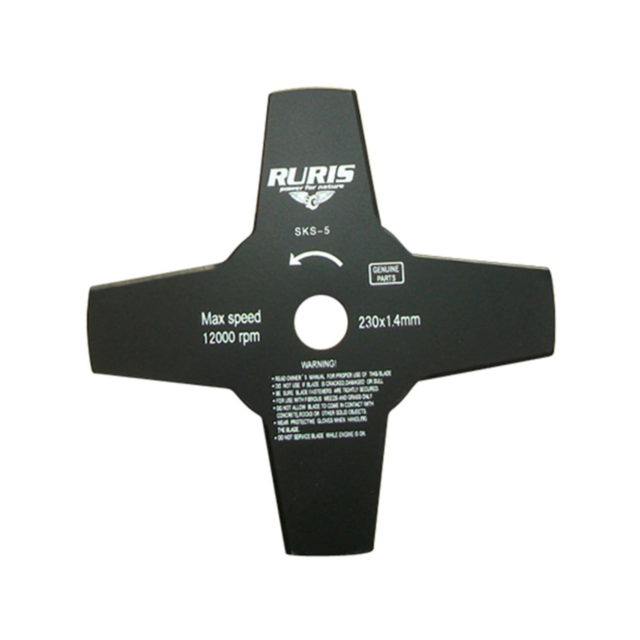 ruris PS400-1-40 RURIS 4-kraki nož rezni disk sa četiri zuba za trimer 230x1.4mm