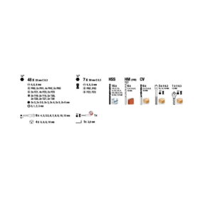 KWB 101-dijelni set pribora u PVC koferu 49109110