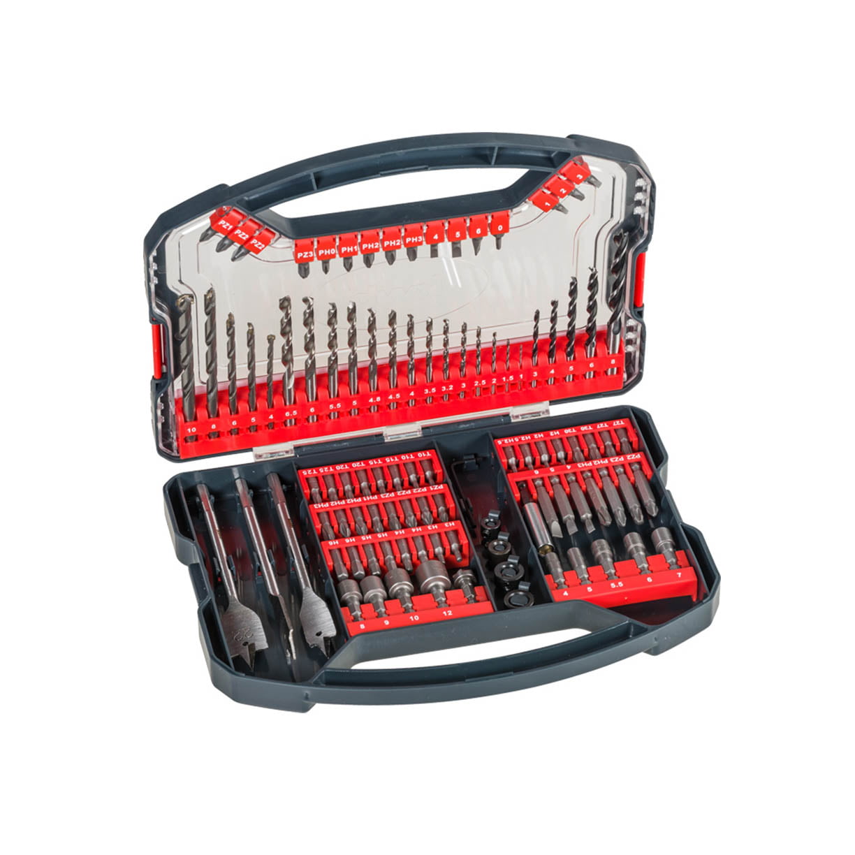 KWB 101-dijelni set sa PVC koferom 49109110 KWB 101-dijelni set pribora u PVC koferu 49109110