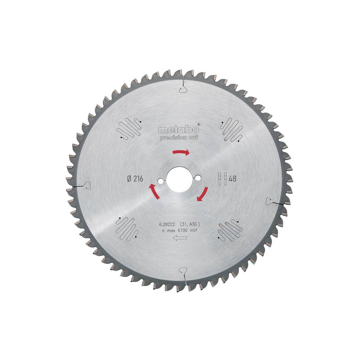 628041 Metabo list kružne pile/cirkulara 216x30 Precision cut 628041000