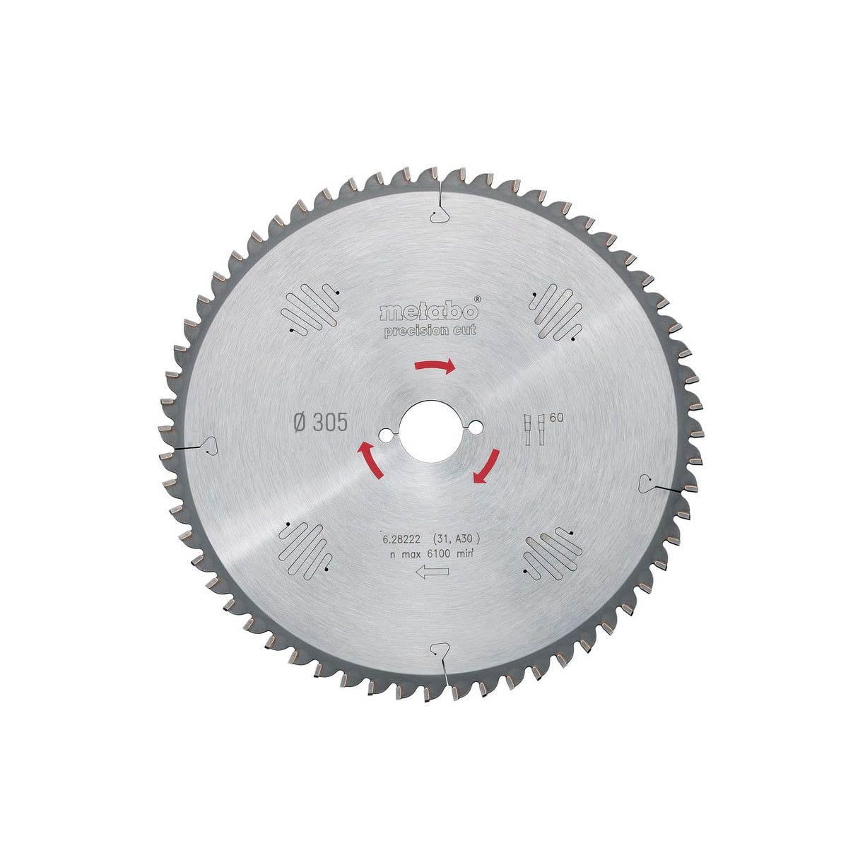 628228 Metabo list kružne pile/cirkulara 305x30 Precision cut 628228000