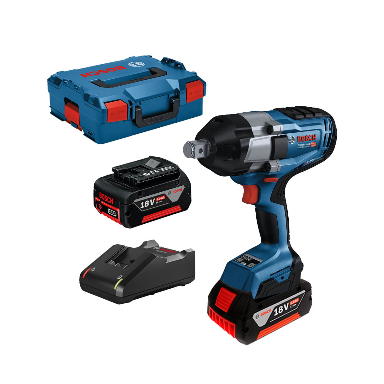 GDS 18V-1050 H Professional 2x5Ah Bosch aku udarni odvijač GDS 18V-1050 H 2x5Ah 1050Nm