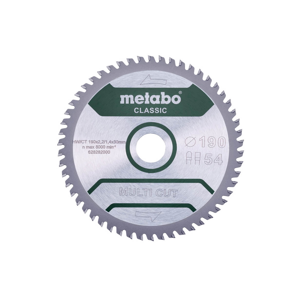 628282 Metabo list kružne pile/cirkulara 190x30 Multi cut 628282000