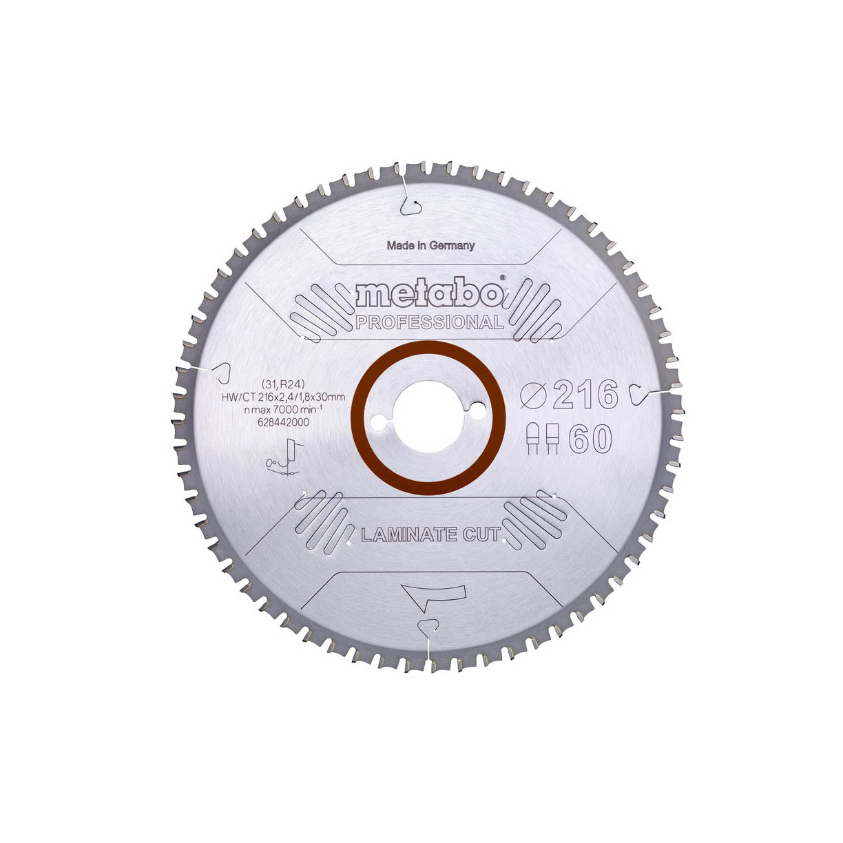 628446 Metabo list kružne pile/cirkulara 254x30 Laminate cut 628446000