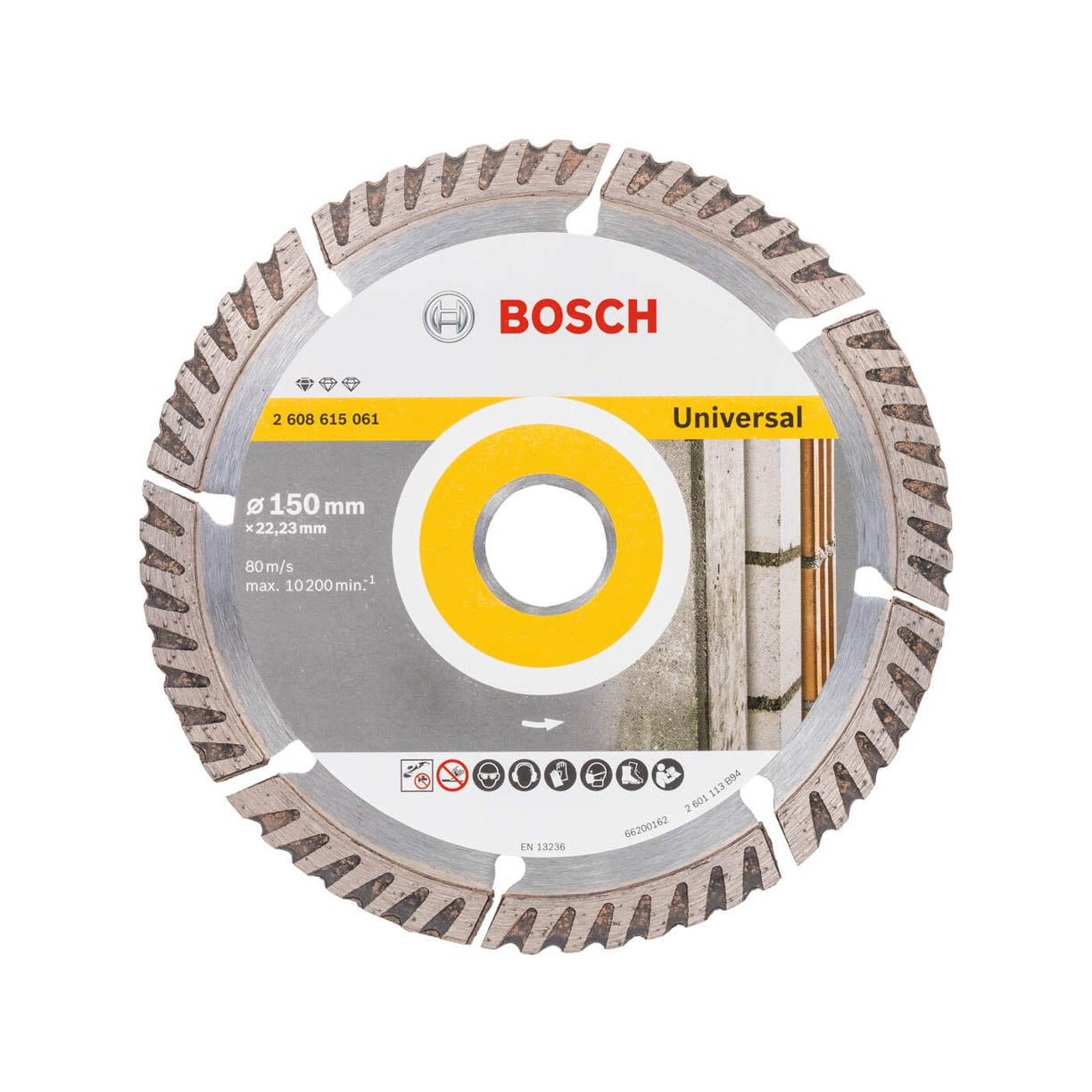 2608615061 Bosch univerzalna dijamantska rezna ploča STANDARD 150x22.23 - 2608615061